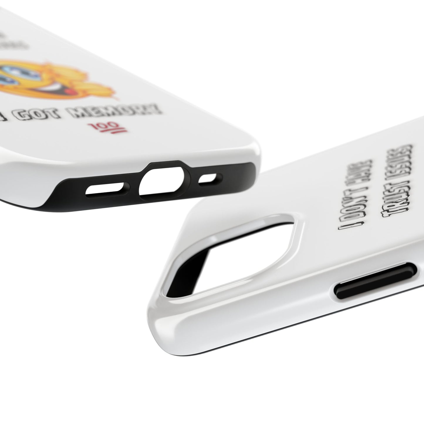 Phone Case - 'I don’t got trust issues — I got memory' Design