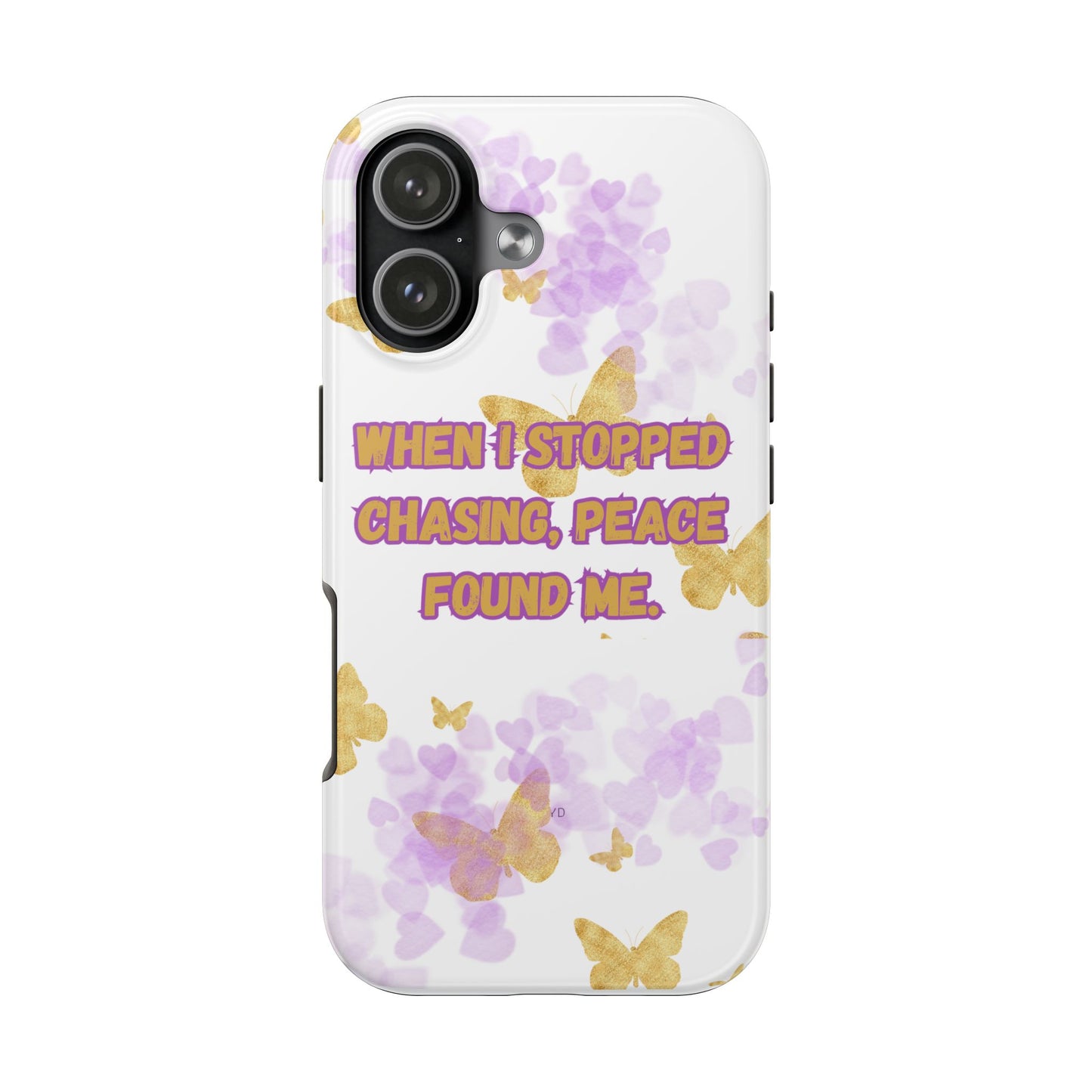 Phone Case - 'When I stopped chasing people, peace started chasing me'