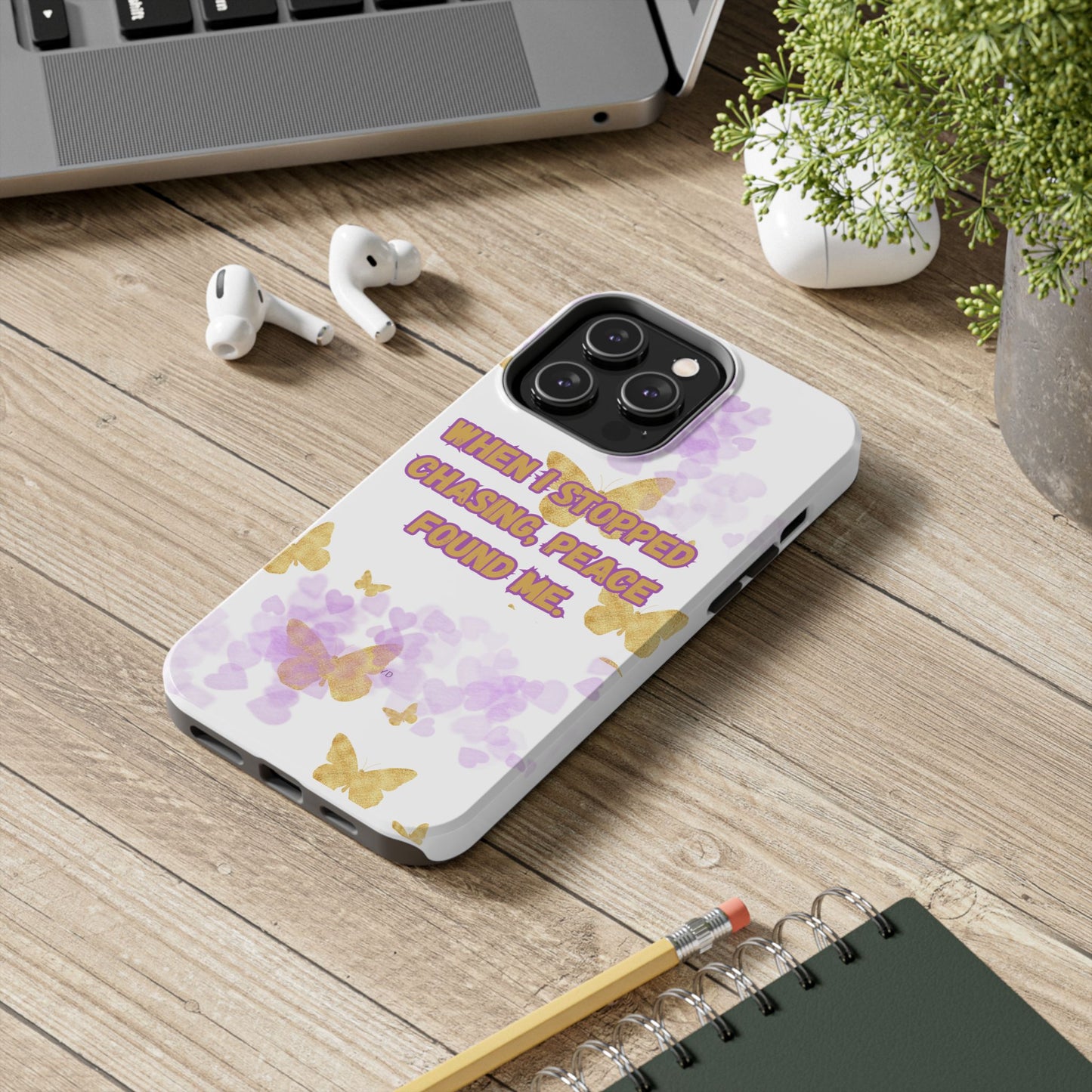 Phone Case - 'When I stopped chasing people, peace started chasing me'