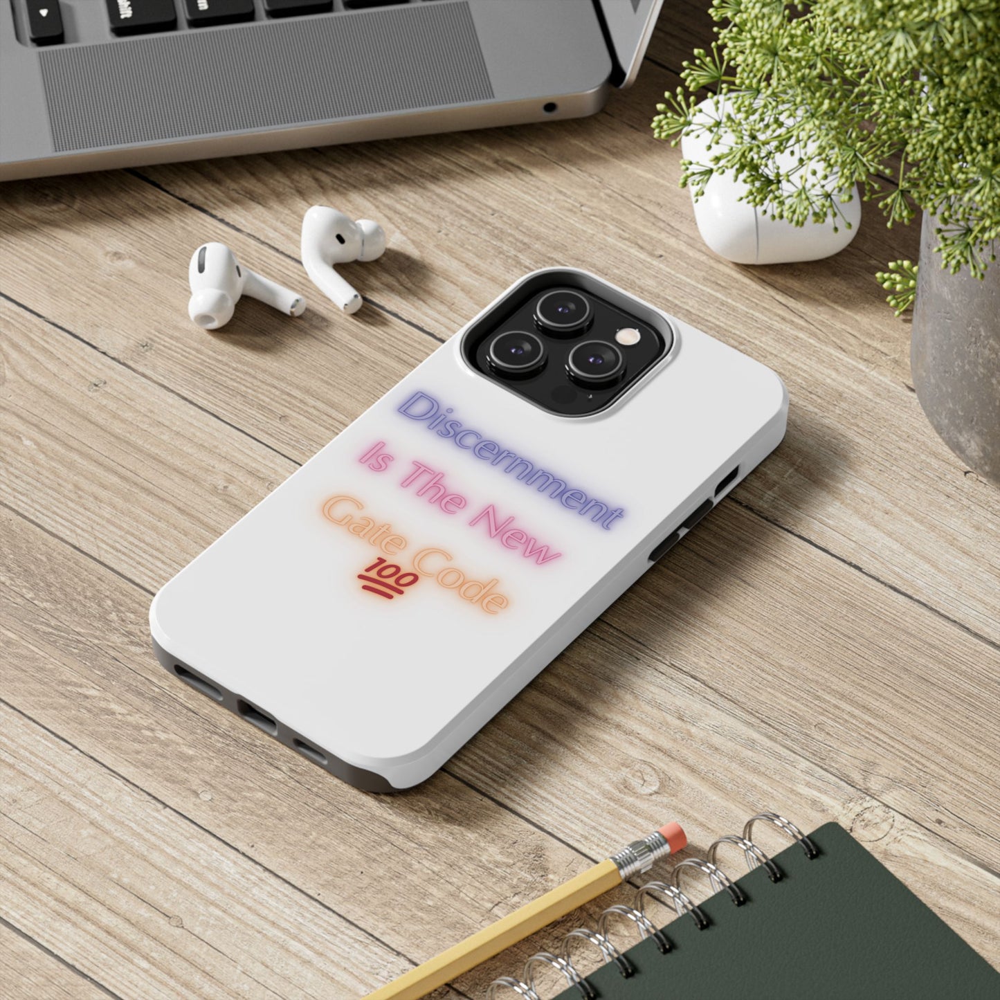 Phone Case - Discernment is the New Gate Code Tough Phone Case