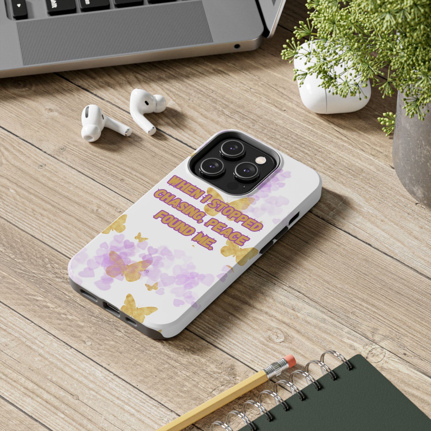 Phone Case - 'When I stopped chasing people, peace started chasing me'