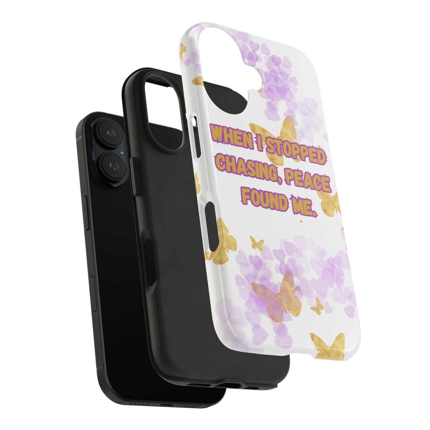 Phone Case - 'When I stopped chasing people, peace started chasing me'