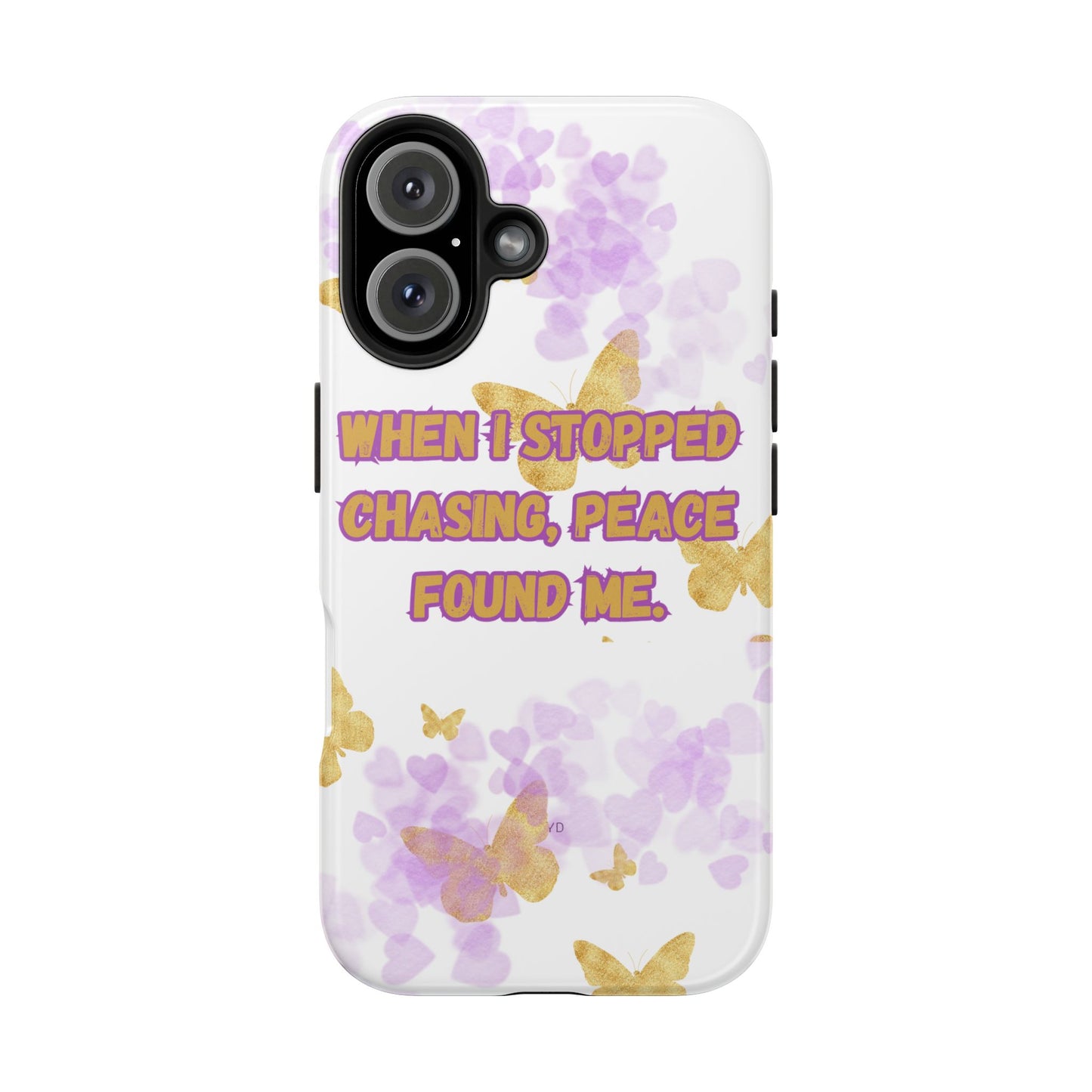Phone Case - 'When I stopped chasing people, peace started chasing me'