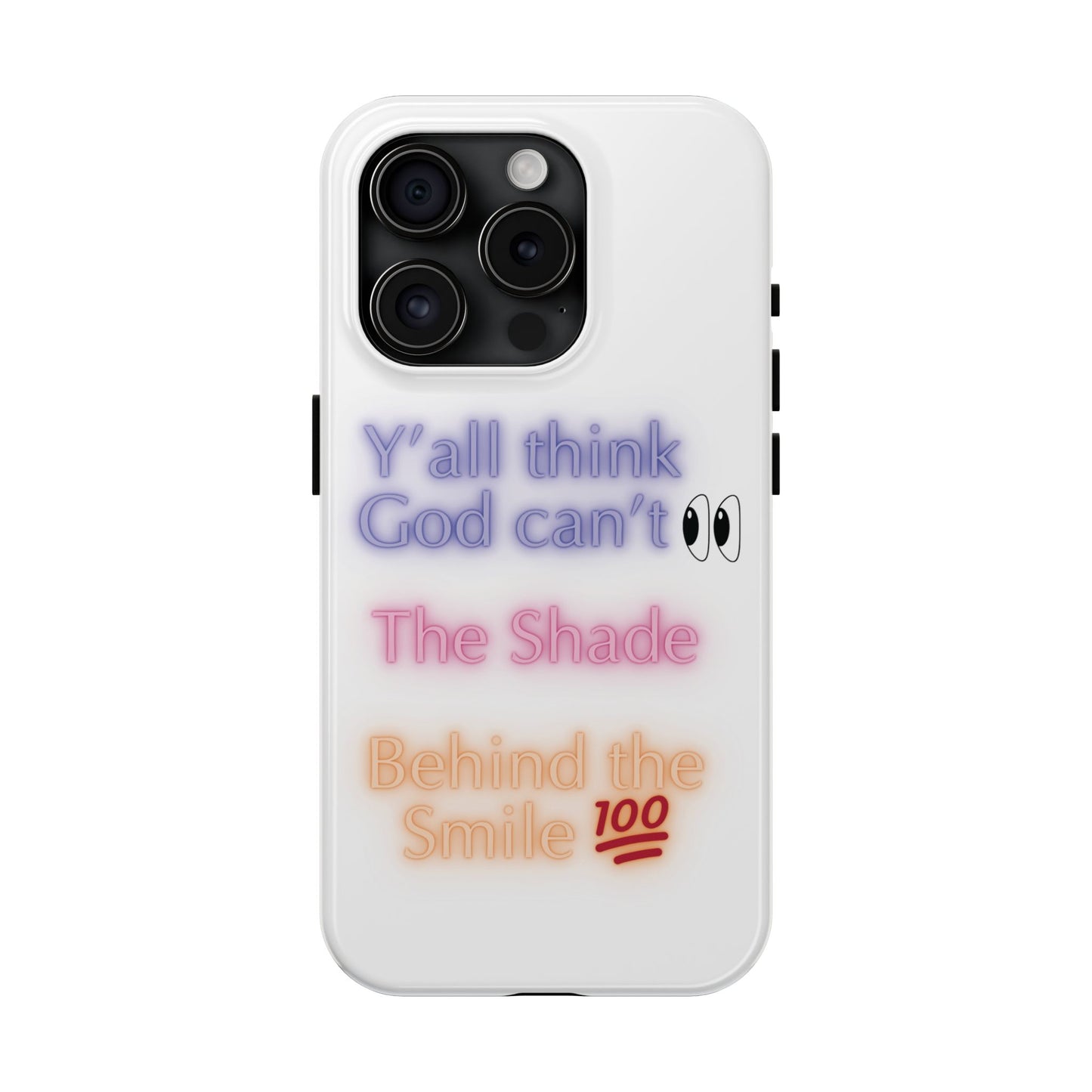 Y’all think God can’t see