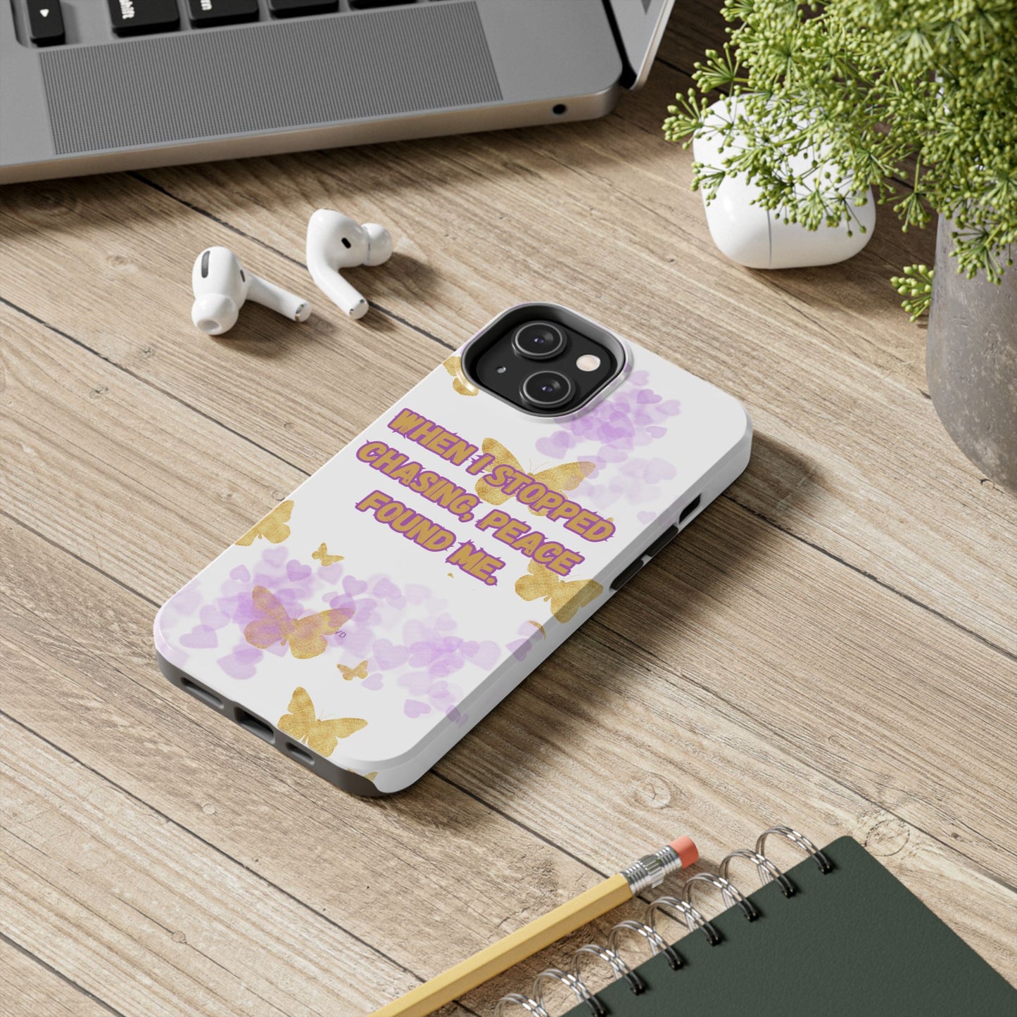 Phone Case - 'When I stopped chasing people, peace started chasing me'