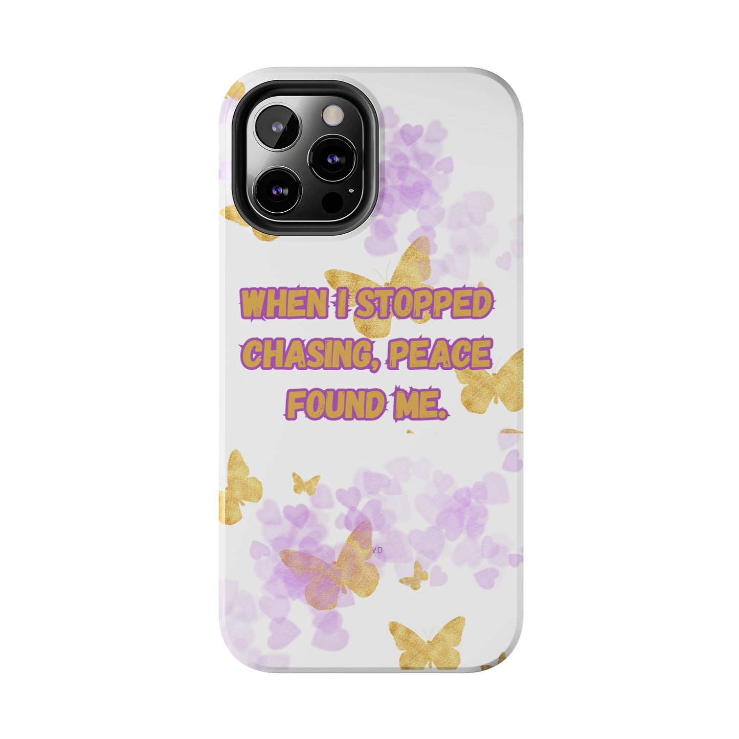 Phone Case - 'When I stopped chasing people, peace started chasing me'