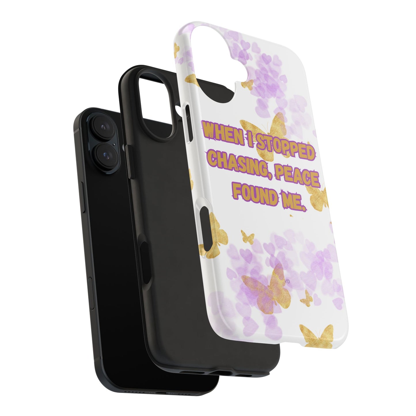 Phone Case - 'When I stopped chasing people, peace started chasing me'