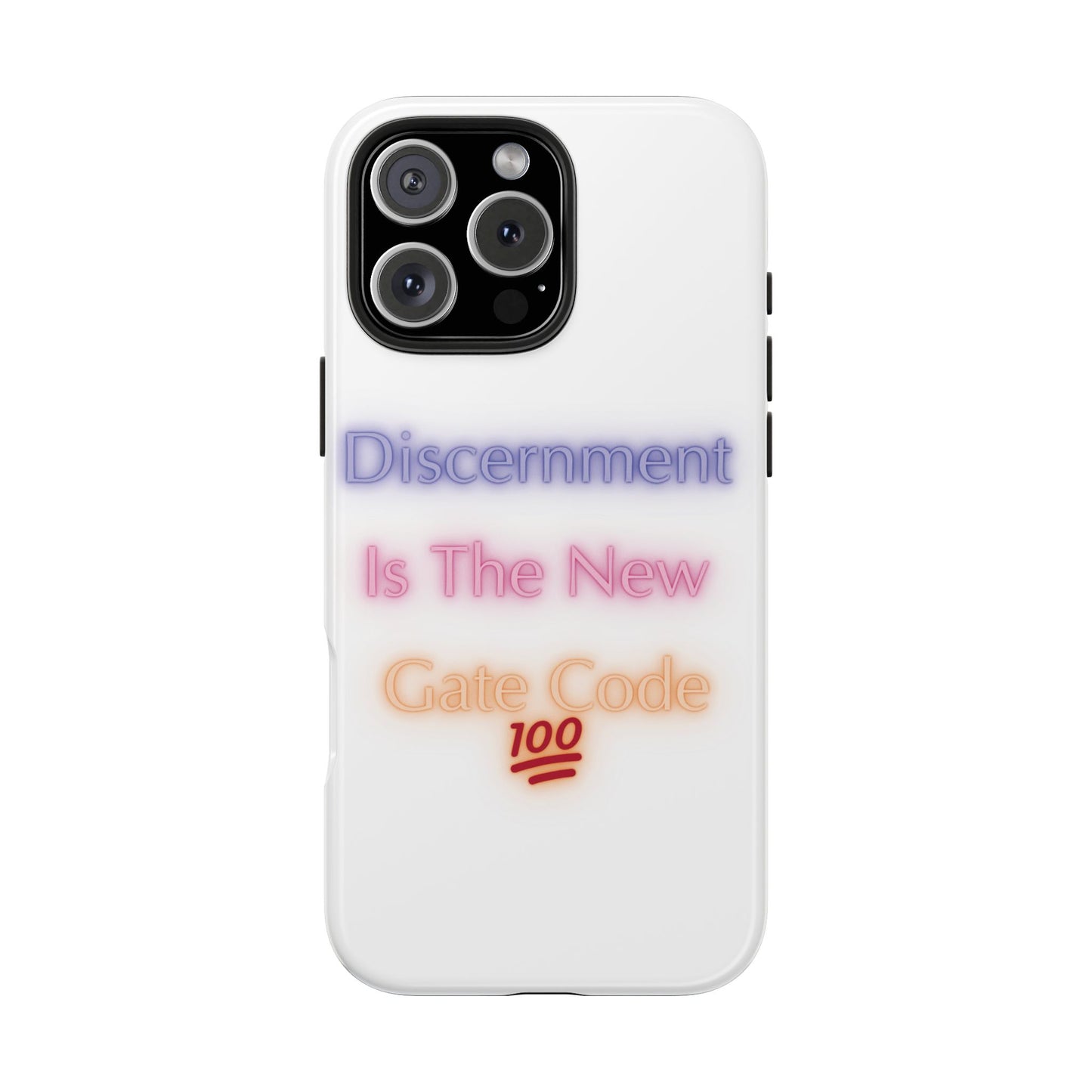 Phone Case - Discernment is the New Gate Code Tough Phone Case