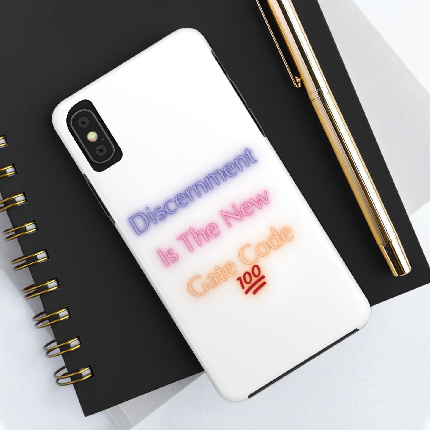 Phone Case - Discernment is the New Gate Code Tough Phone Case