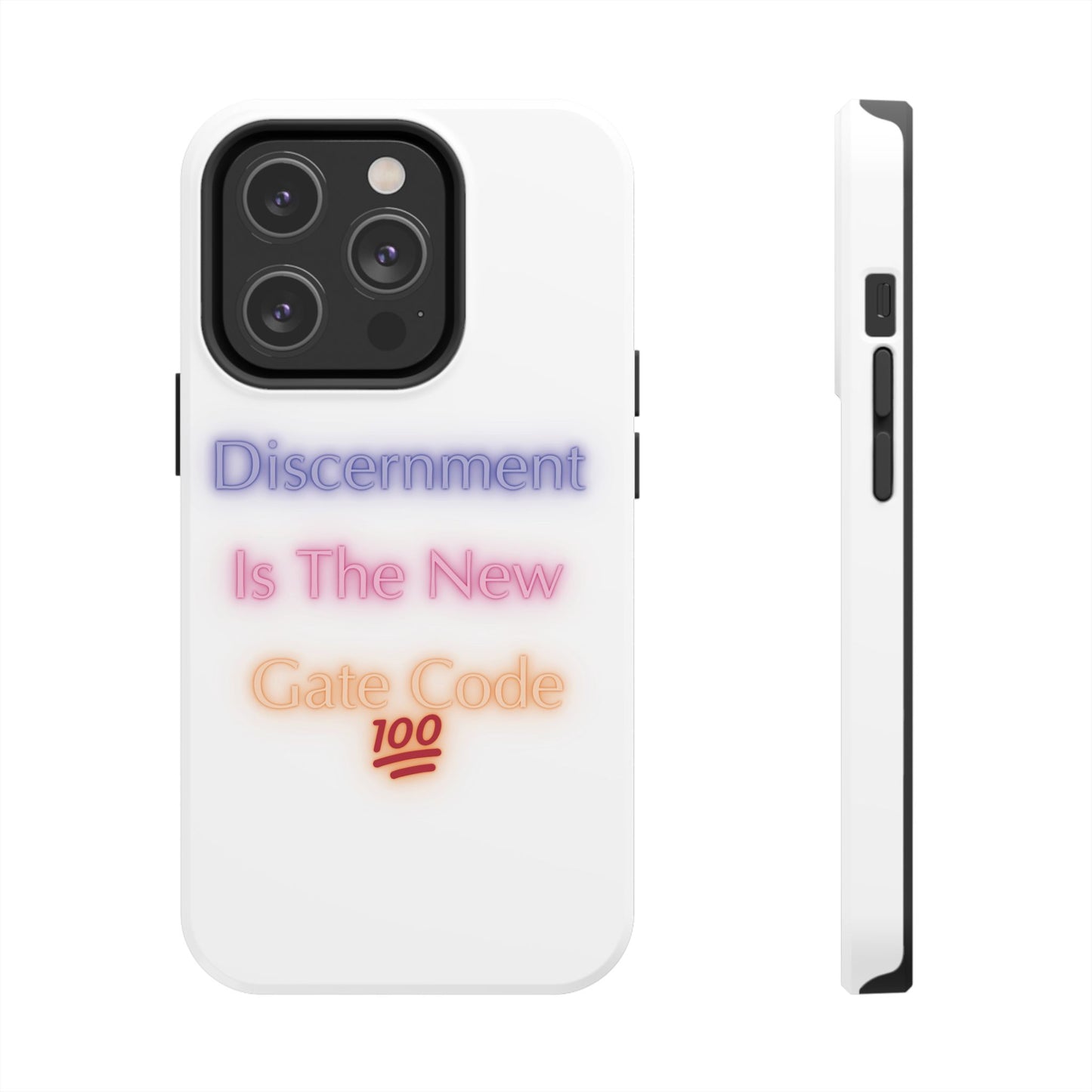 Phone Case - Discernment is the New Gate Code Tough Phone Case