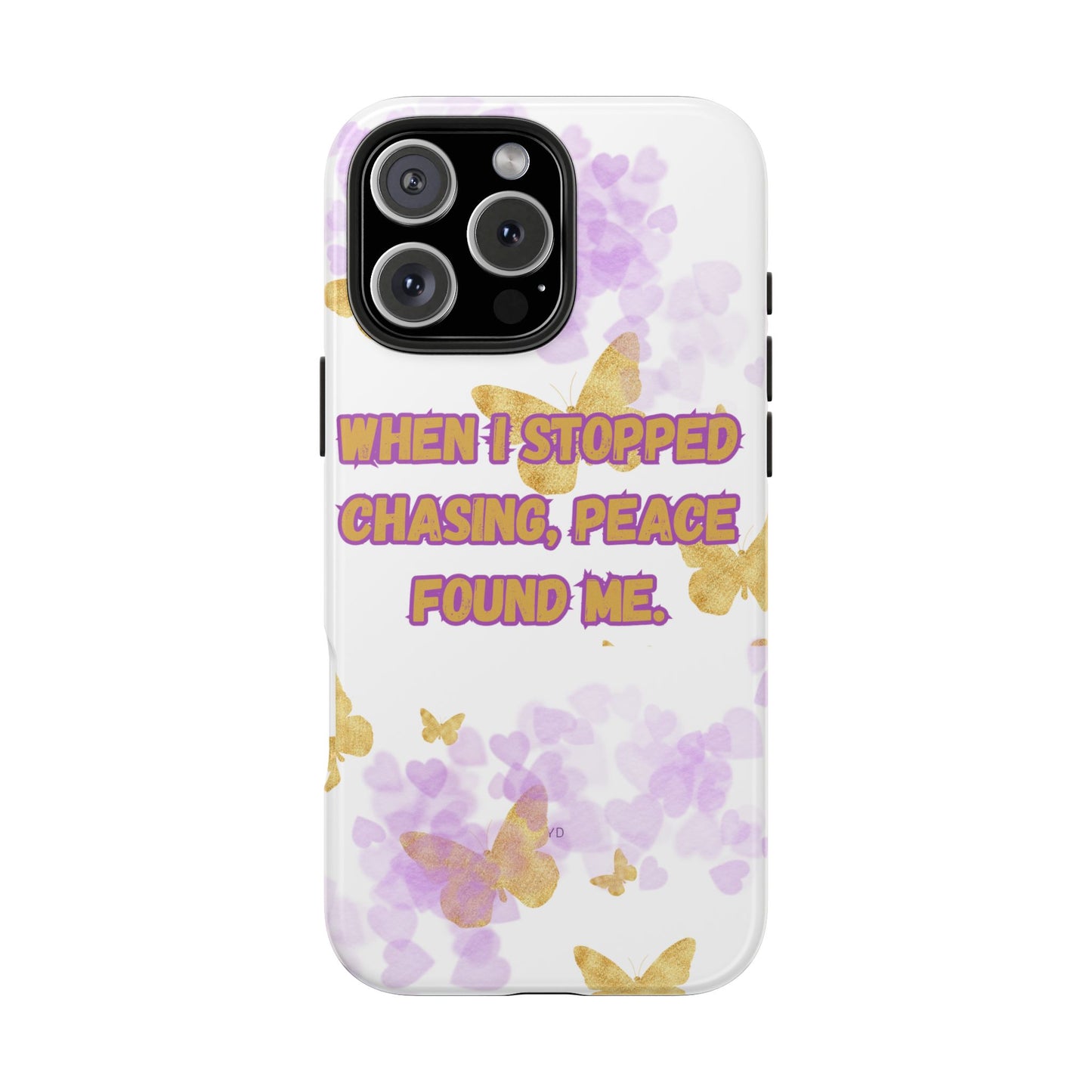 Phone Case - 'When I stopped chasing people, peace started chasing me'