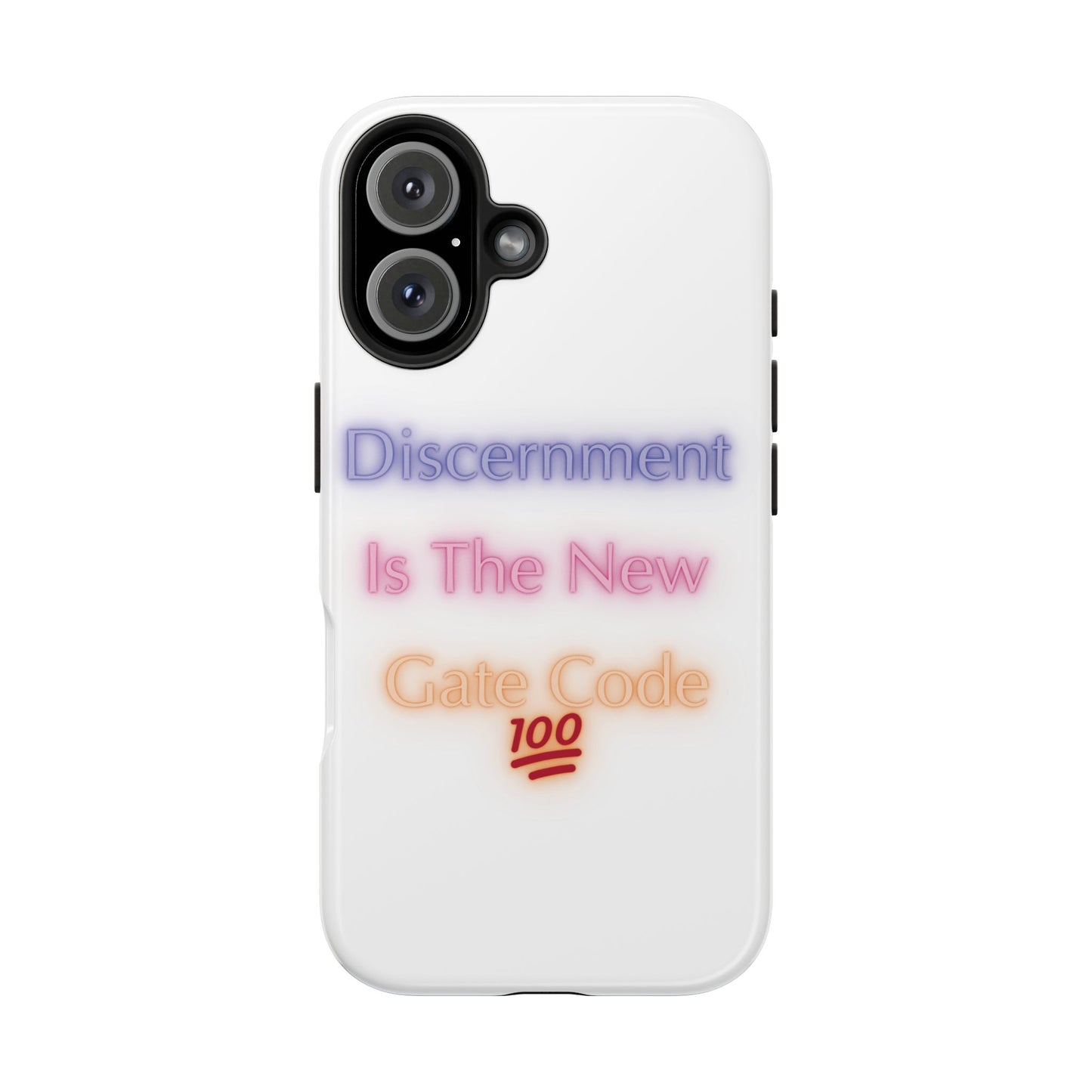 Phone Case - Discernment is the New Gate Code Tough Phone Case