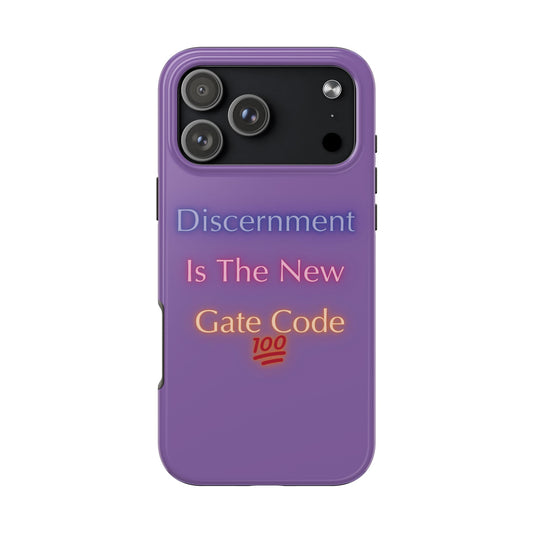 Phone Case - Discernment is the New Gate Code Tough Phone Case