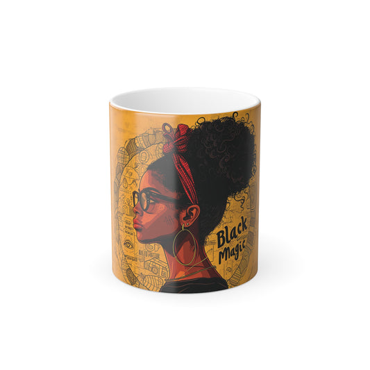 Black Girl Magic Color Morphing Mug, 11oz