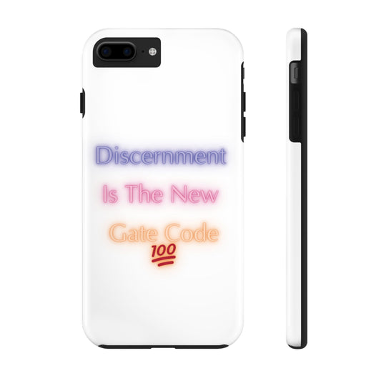 Phone Case - Discernment is the New Gate Code Tough Phone Case