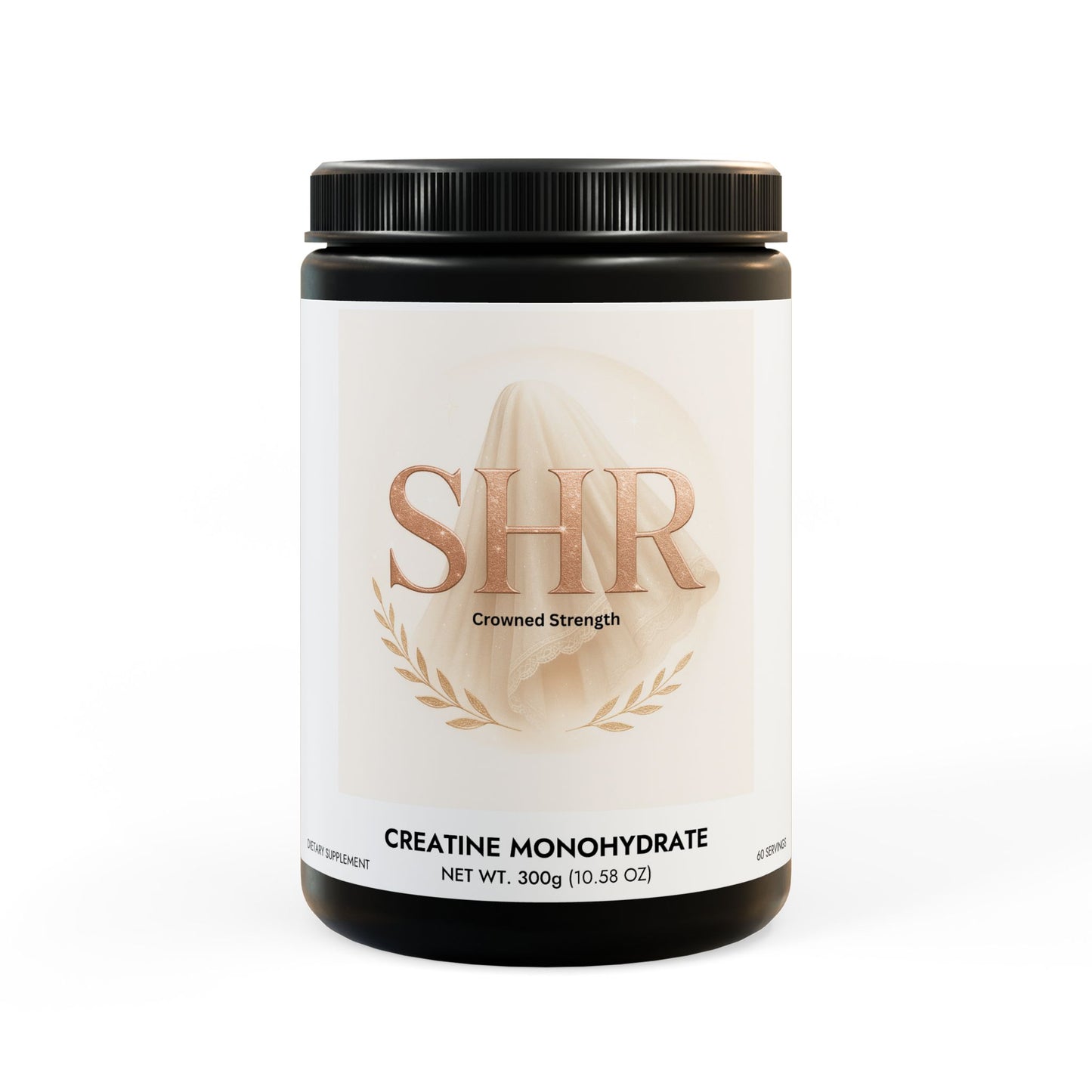 Crowned Strength Creatine Monohydrate Supplement (300g, 10.58oz)